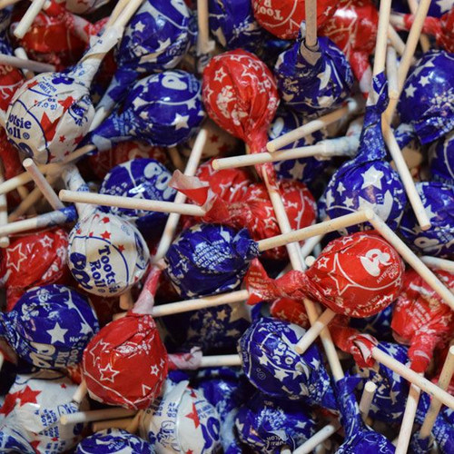 Tootsie Pops USA Patriotic Bulk 39lb Box