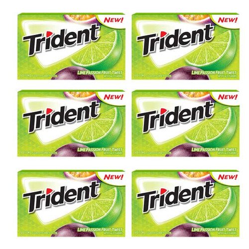 Trident Lime passion Fruit 12 Count