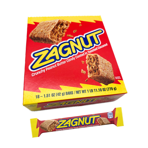 Zagnut Candy Bar 18ct