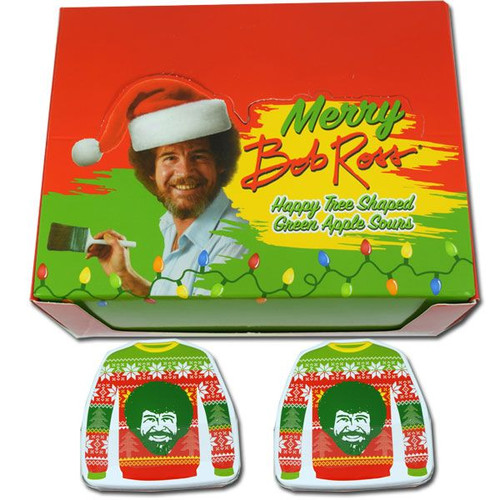 Bob Ross Ugly Xmas Sweater Candy Tins 12 Count