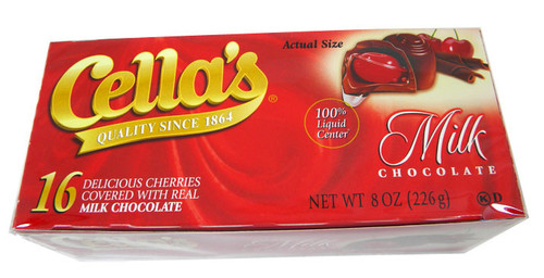 Cella's Chocolate Covered Cherries 8oz Liquid Center Milk