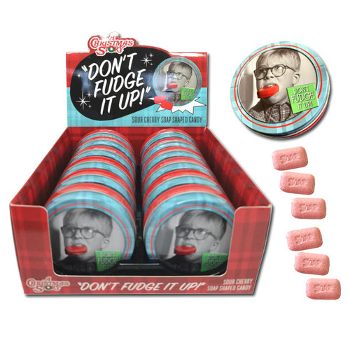 Christmas Story "Fudge it up" Tins 12 Count