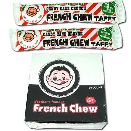 Doscher's French Chew Taffy Candy Cane
