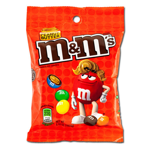 M&M's Peanut Butter Peg Bag