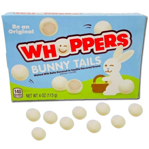 Whoppers White Bunny Tails Malted Milk Balls