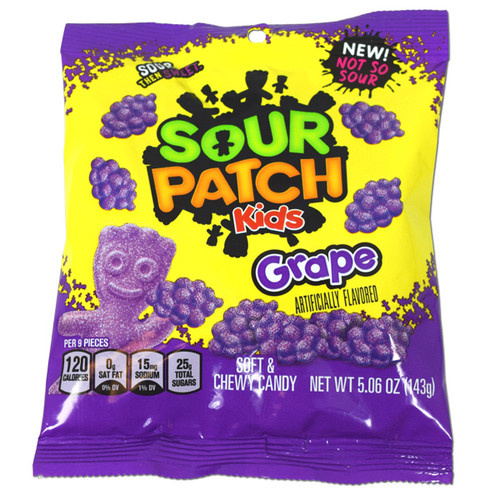 Sour Patch Kids Grape gummies