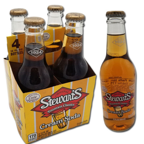 Stewart's Cream Soda - 12oz 4pk