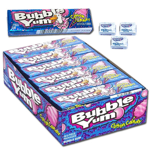 Bubble Yum Cotton Candy Bubble Gum