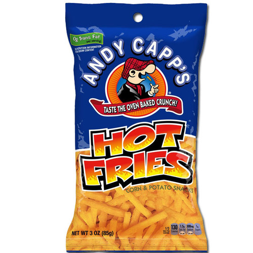 Andy Capp Hot Fries 3 ounce bag