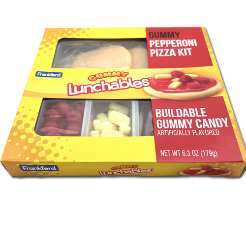 Gummy Lunchable Candy Pizza Kit