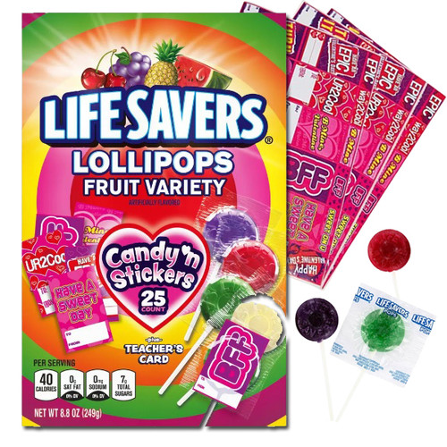 Lifesavers Valentines Pops