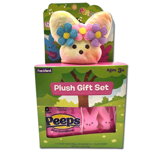 yellow peeps® plush toy & marshmallow bunnies gift set, Five Below