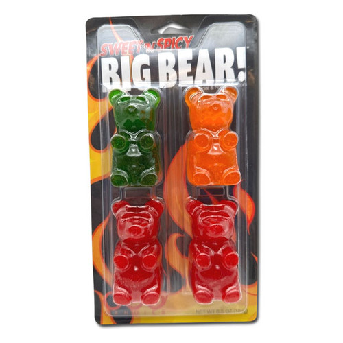 Big Bear Giant Gummy - Sweet 'N Spicy 4/pk