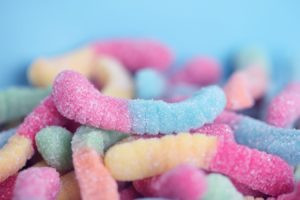 A Pile of Gummy Worms | BlairCandy.com