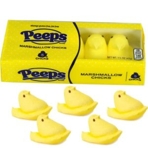 Yellow is the most popular selling color of Marshmallow PEEPS