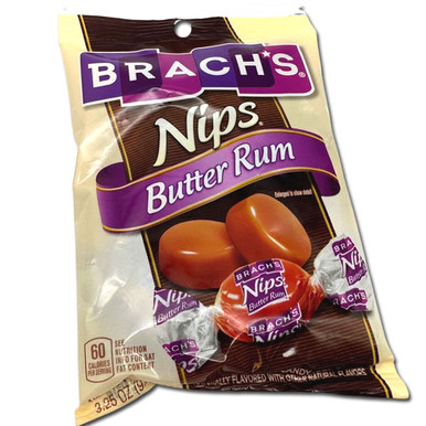 Shop more efficiently. Live More. Brach's Nips Wrapped Butter Rum 3.25 oz Peg  Bag Ferrara Candy Company
