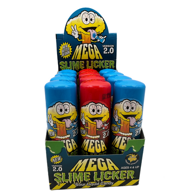 Toxic Waste Mega Slime Licker 2.0 Blue Razz and Strawberry