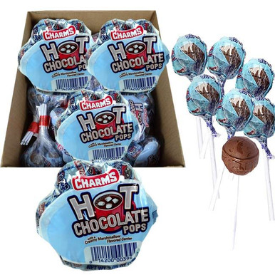 Set of 2 Candy Charms Hot Chocolate Bunch Pops! Yummy Marshmallow Flavor! 2  Bundles 