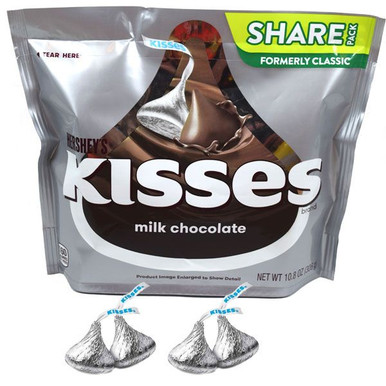 Hershey's Kisses Milk Chocolate, Share Pack - 10.8 oz