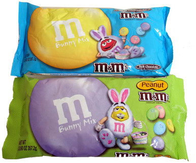 M & M Peanut, Dark Chocolate, Cupid's Mix Chocolate Candies - 12.6