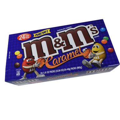  M&M's Caramel Chocolate Candy, 1.41 oz 24 Count : Everything  Else