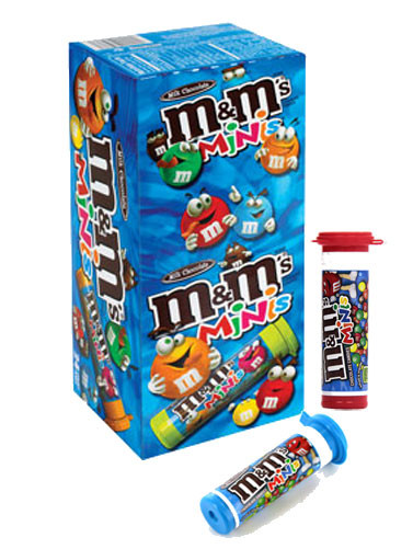 M&M's Mini Tubes Milk Chocolate - 24ct