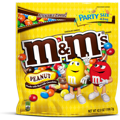 Peanut Butter M&Ms in Bulk  5.1oz Bag of Peanut Butter M&Ms – The