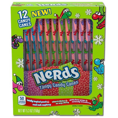 Nerds Candy Canes 12 Count