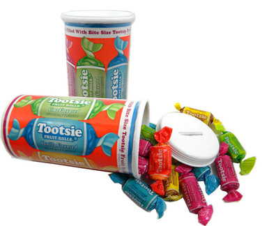 Cream Colored Tootsie Tube Bag