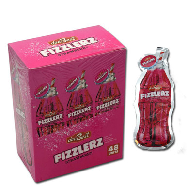 Fizzlers strawberry candy 48 count