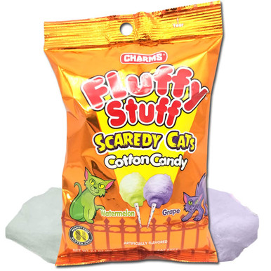 Charms Fluffy Stuff Watermelon Flavored Cotton Candy - 2.1 oz