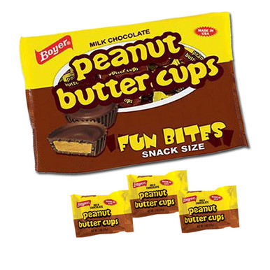 Boyer Butterscotch Smoothie Peanut Butter Cups Fun Bites Snack Size - 10-oz. Bag