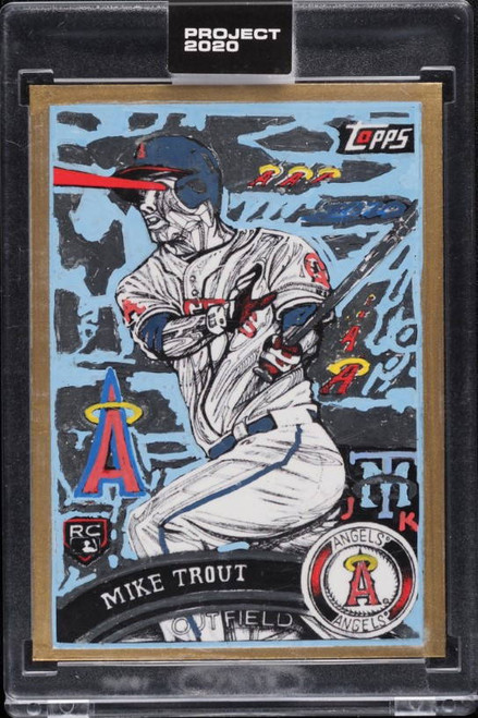 Topps Project 2020 Mike Trout #121 1/1 Artistry-Uncirculated/Sealed