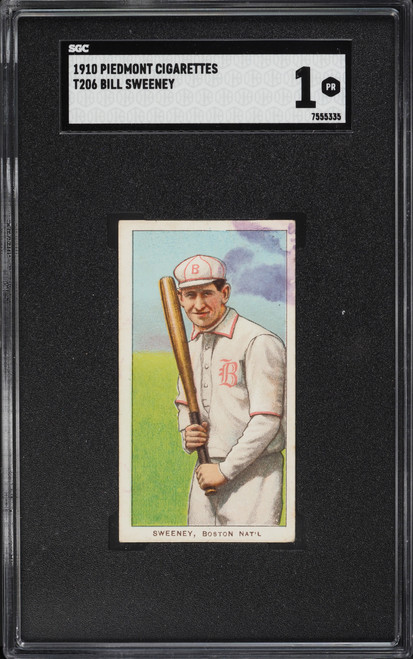 1909-11 T206 Bill Sweeney SGC 1 PR