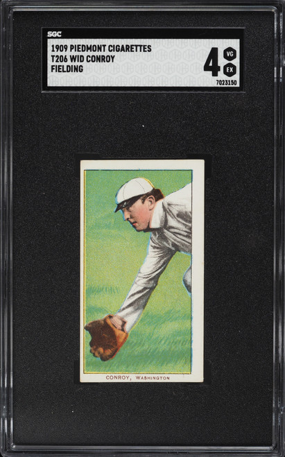 1909-11 T206 Wid Conroy FIELDING SGC 4 VGEX