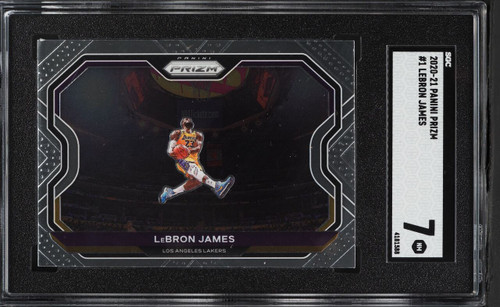 2020 Panini Prizm LeBron James #1 SGC 7 NRMT