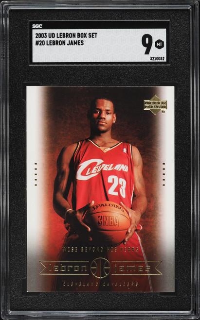 2003 Upper Deck Box Set LeBron James ROOKIE #20 SGC 9 MINT