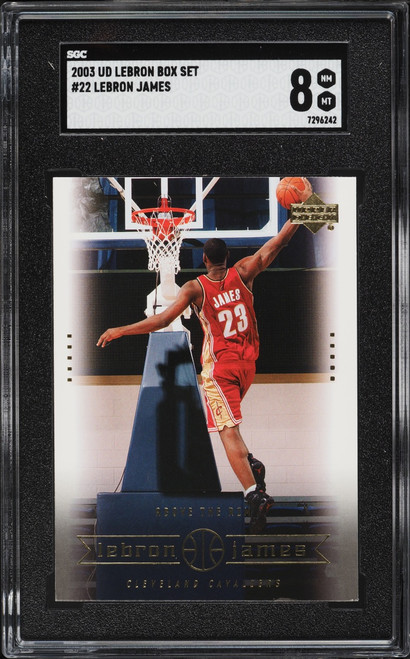 2003 Upper Deck LeBron Box Set Lebron James #22 SGC 8 NM-MT
