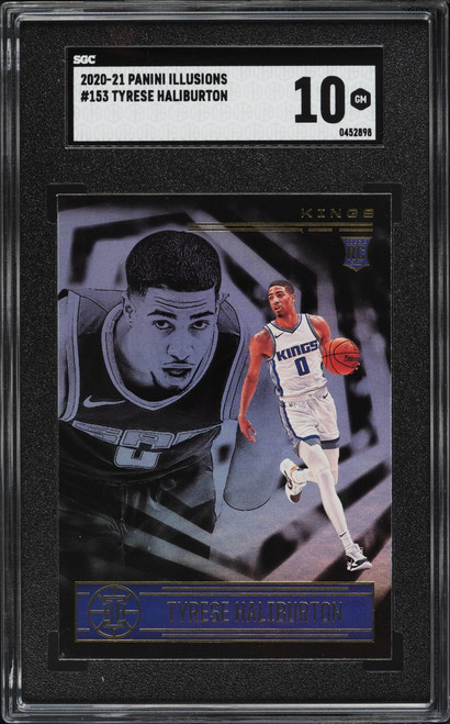 2020 Panini Illusions Tyrese Haliburton ROOKIE #153 SGC 10 GEM MINT