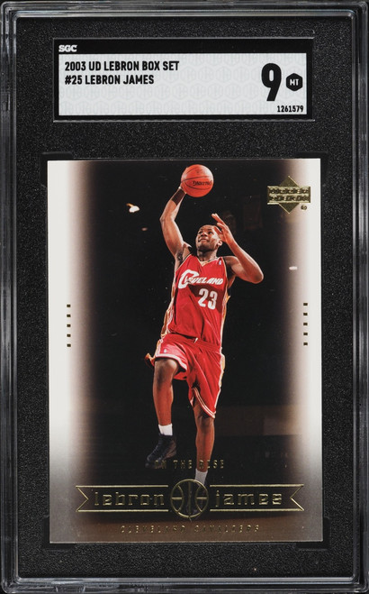 2003 Upper Deck Box Set LeBron James ROOKIE #25 SGC 9 MINT