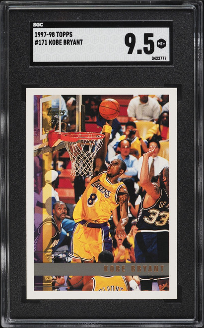 1997 Topps Basketball Kobe Bryant #171 SGC 9.5 MINT+
