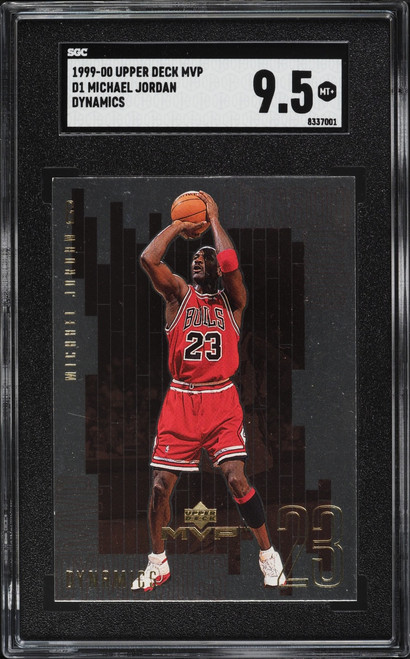 1999 Upper Deck MVP Dynamics Michael Jordan #D1 SGC 9.5 MINT+