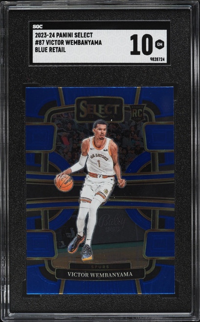 2023 Select Concourse Blue Retail Victor Wembanyama ROOKIE #87 SGC 10 GEM MINT
