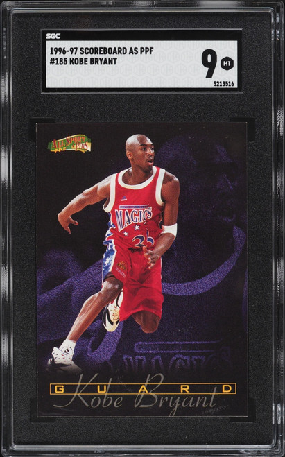 1996 Score Board As Ppf Kobe Bryant #185 SGC 9 MINT