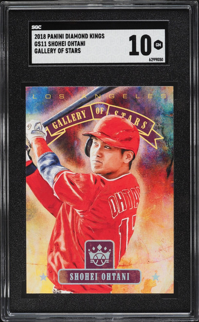 2018 Panini Diamond Kings Gallery Of Stars Shohei Ohtani #GS11 SGC 10 GEM MINT