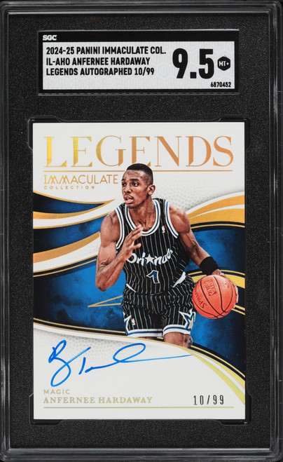 2024 Immaculate Collection Legends Anfernee Hardaway AUTO /99 #IL-AHO SGC 9.5 MINT+