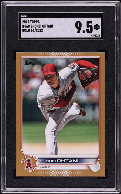 2022 Topps Gold Shohei Ohtani /2022 #660 SGC 9.5 MINT+