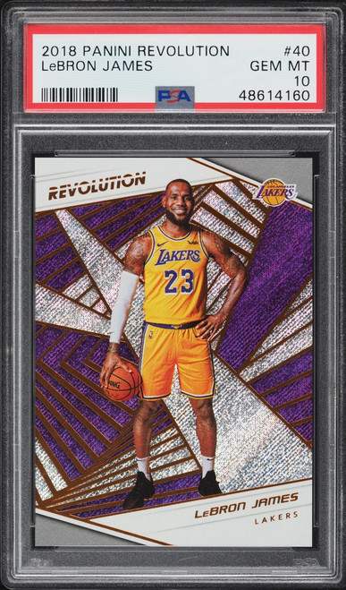 2018 Panini Revolution LeBron James #40 PSA 10 GEM MINT