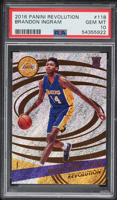 2016 Panini Revolution Brandon Ingram ROOKIE #118 PSA 10 GEM MINT
