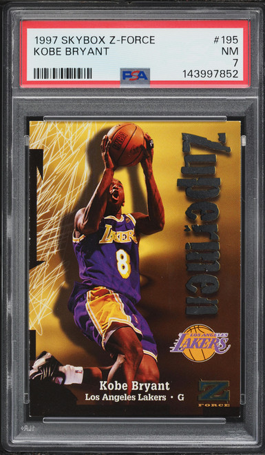 1997 Skybox Z-Force Kobe Bryant #195 PSA 7 NRMT
